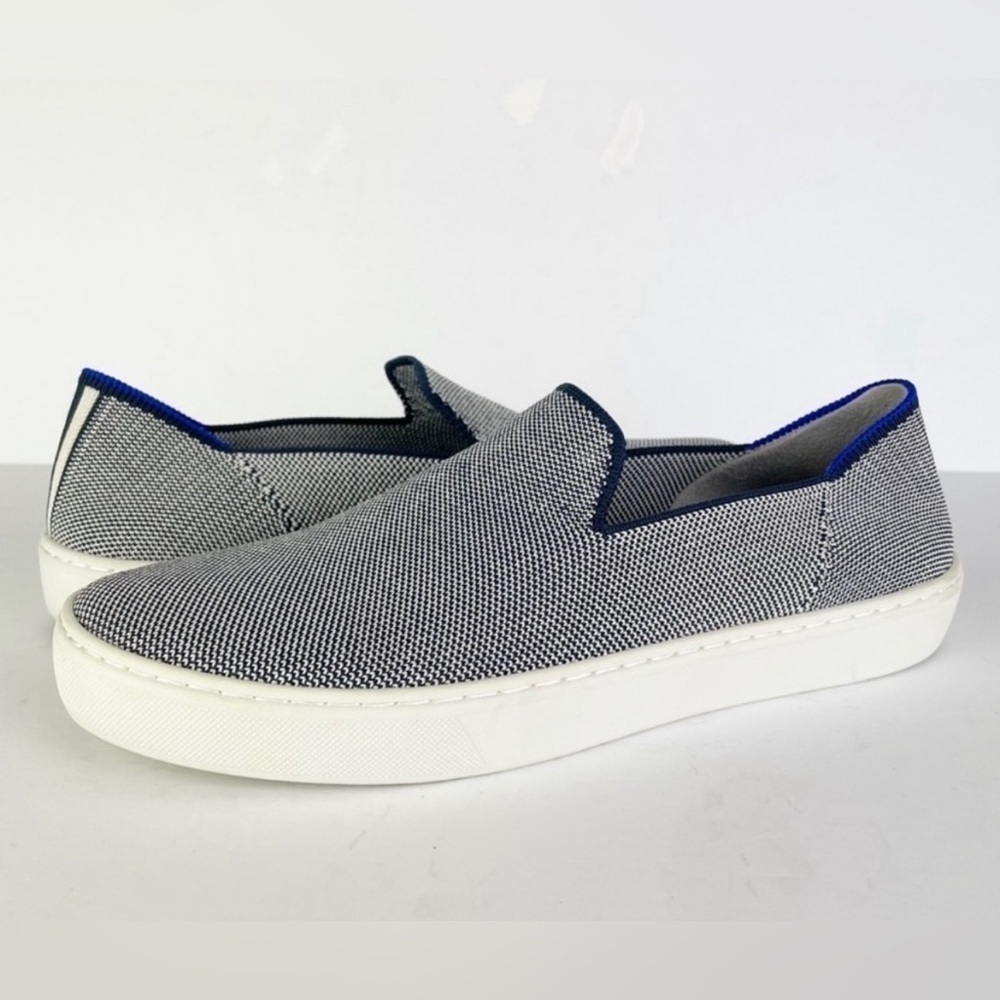 Rothy's The Original Slip On Sneaker Shoes Anchor Textile Women’s US 9
